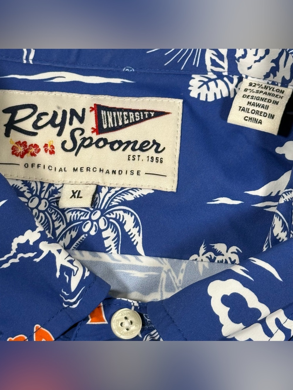 Reyn Spooner Sz XL Florida Gators Hawaiian Shirt Aloha Tropical Game Day NCAA - Picture 5 of 5